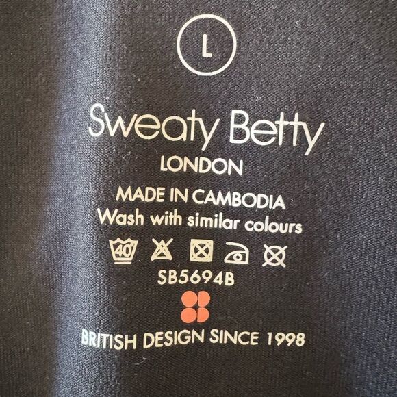 Sweaty Betty Gary Sleeveless Jumpsuit In Black Size Large - Picture 4 of 4